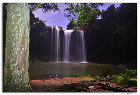 NZ0177.Whangarei Falls at moonlight