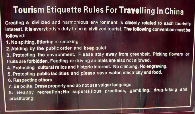 China. Dujiangyan2 Rule #3! DRIVING animals?