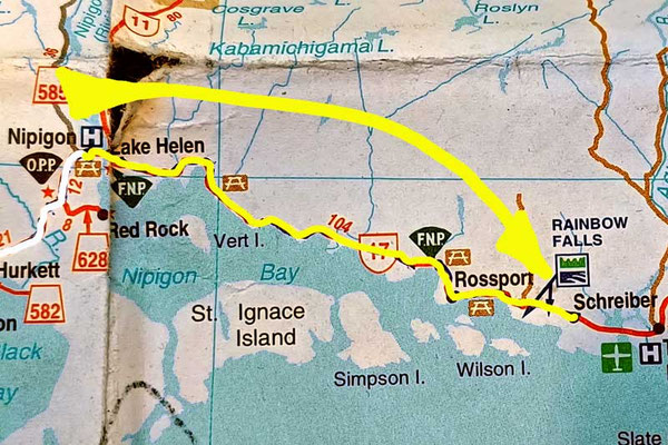 Map 80: Nipigon - Schreiber