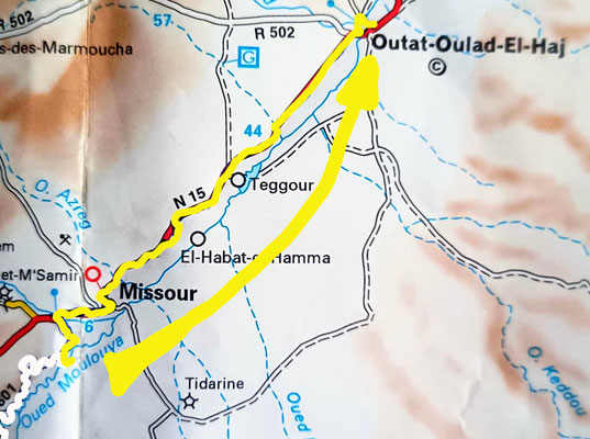 Map 165: Ouled boulchalfa - Outad El-Haj