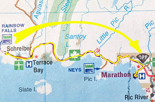 Map 81: Schreiber - Marathon