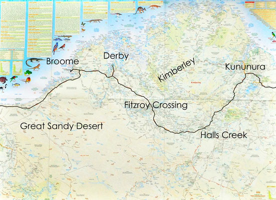 Karte: Kimberley2 (Kununurra - Sandfire Roadhouse)