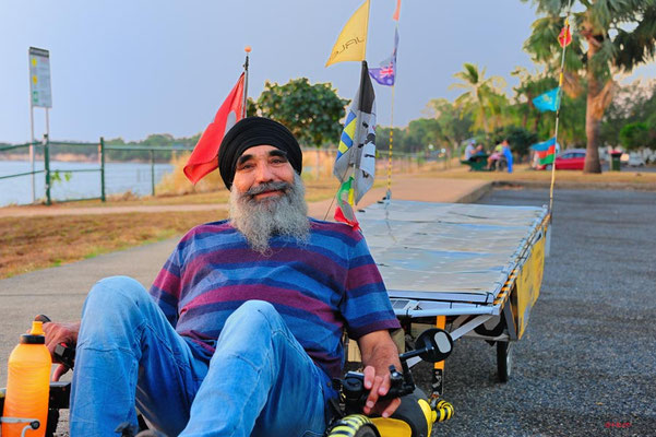 AU: Solatrike und Inder bei Fannie Bay, Darwin