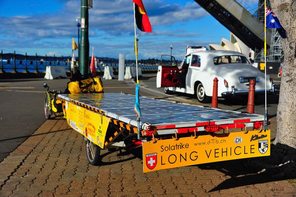 AU: Solatrike in Sydney bei der Harbour Bridge