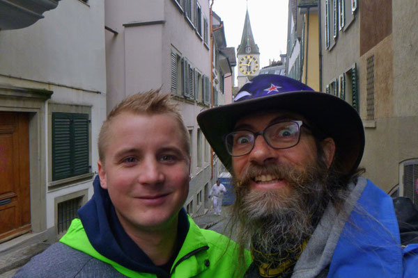 Schweiz, Zürich, Stefan + David