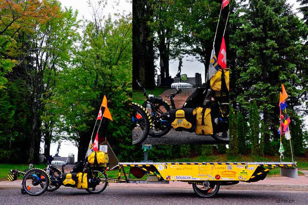 CA. Solatrike at Terry Fox Memorial, Thunder Bay
