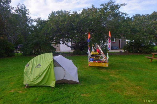NZ: Solatrike in Gore Camping