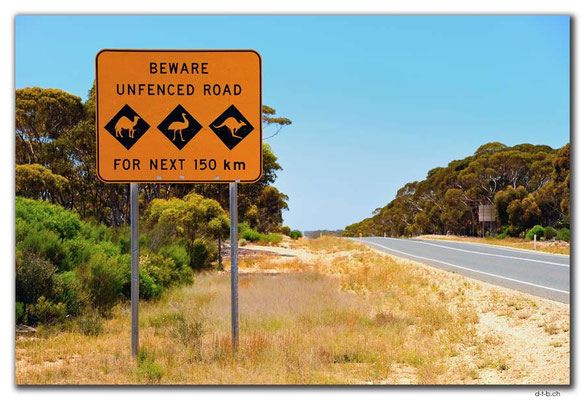 AU0897.Eyre Highway Schild
