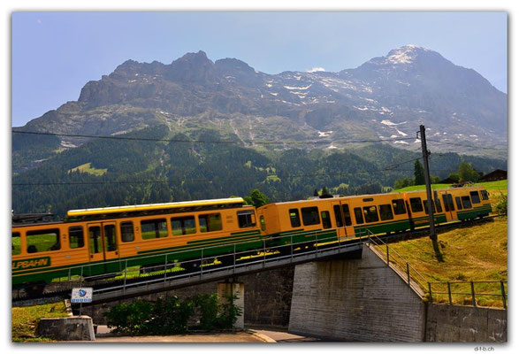 GW0541. Wengernalpbahn vor Eiger
