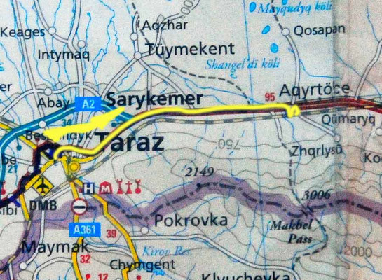Tag 207: Taraz - Akyrtobe