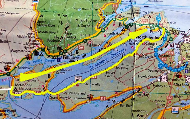 Map 125: Little Narrows - Bras D'or