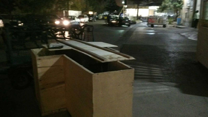 IR: Mashhad,Trike in Box zum AirCargo-Transport (Photo:Shahab)