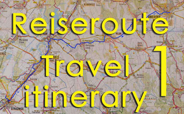 Solatrike Reiseroute 1 / Travel itinerary 1