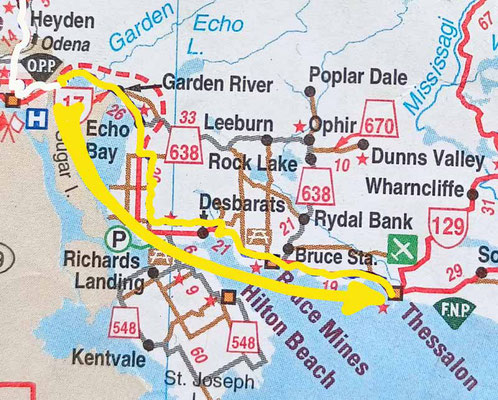 Map 87: Sault Ste.Marie - Thessalon