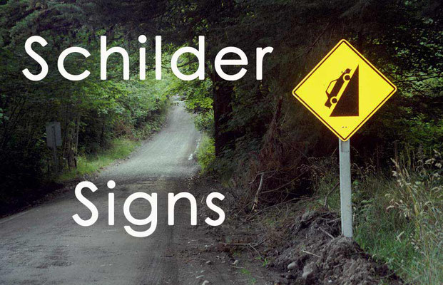Fotogalerie Schilder / Photogallery signs