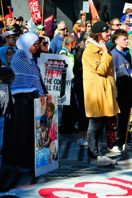 Christchurch. Rally for Palestine