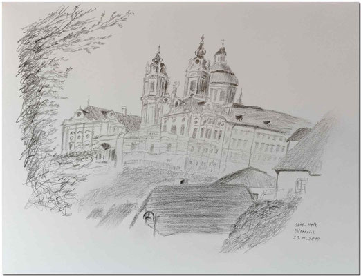 106.Skizze, Stift, Melk /Österreich