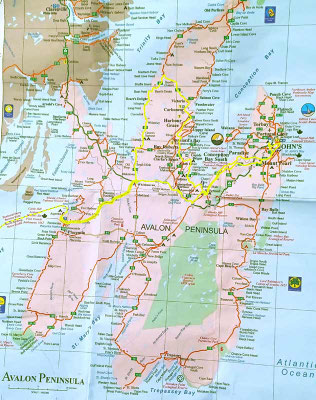 Map Newfoundland