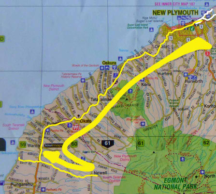 Tag 483: New Plymouth - Cape Egmont Boat Club