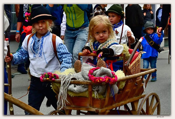 CH1157.Alpspektakel Seewis. Kinderalpabzug