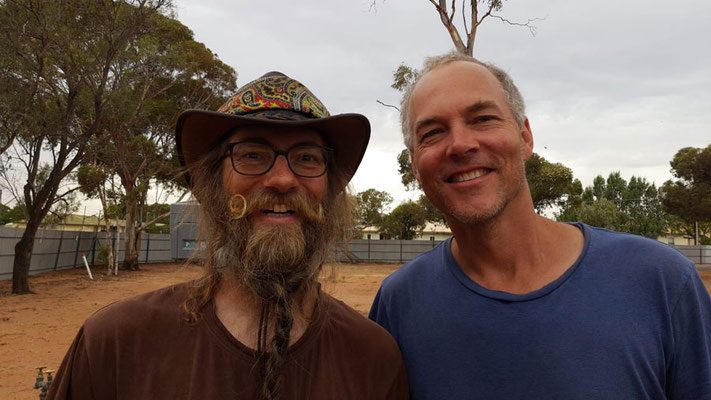 AU:Port Augusta.David und Sigi (Foto: Christa)