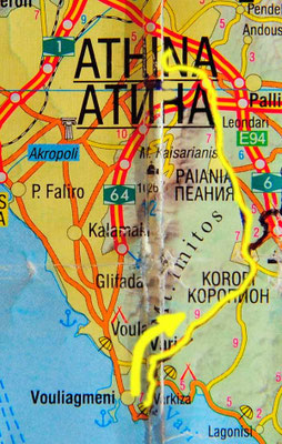 Tag 110: Varkiza - Chalandri (Athen)