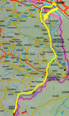 Tag 84: Edirne - Soufli (Griechenland)