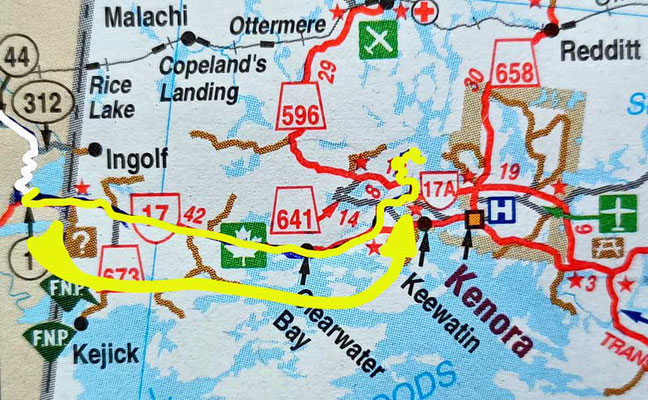 Map 72: West Hawk Lake - Kenora
