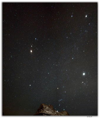 GW0688.Nachthimmel über dem Eiger mit Mars und Jupiter