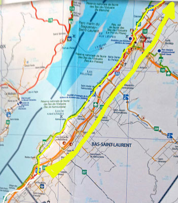 Map 106a: La Pocatière - L'isle Verte