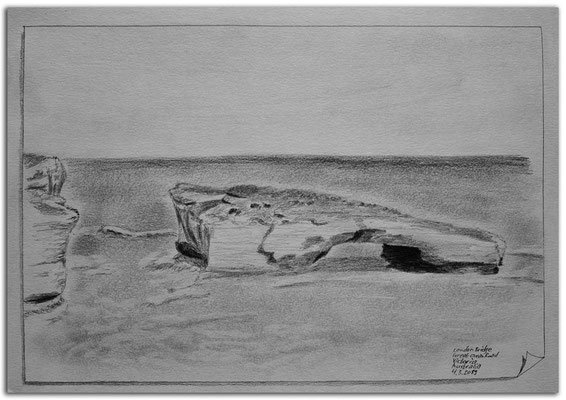 212.Skizze.London Bridge.Great Ocean Road.Victoria.Australia