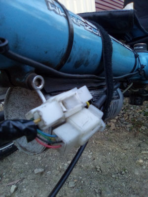 AU: Solatrike in Bairnsdale, Vordermotor repariert, Rotes Kabel muss nicht verbunden sein.