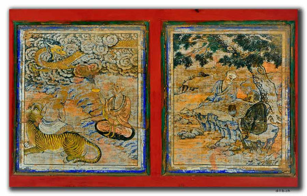 CN0101.Mogao Cave Holzbild