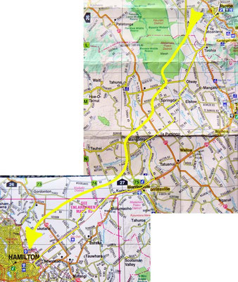Tag 472: Paeroa - Hamilton