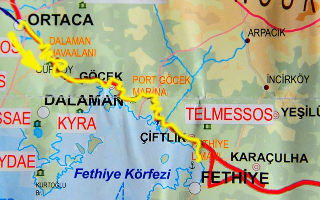 Tag 127: Ortaca - Fethiye