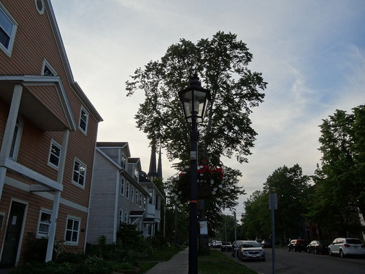 Ruhige Seitenstrasse in Charlottetown.