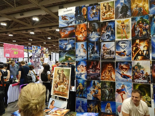 FanExpo 2016 in Toronto: Dieser Stand bietet Poster und Kunstdrucke zum Verkauf.