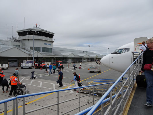 Urlaub im Gros Morne National Park: Ankunft auf dem Regional-Flughafen von Deer Lake.