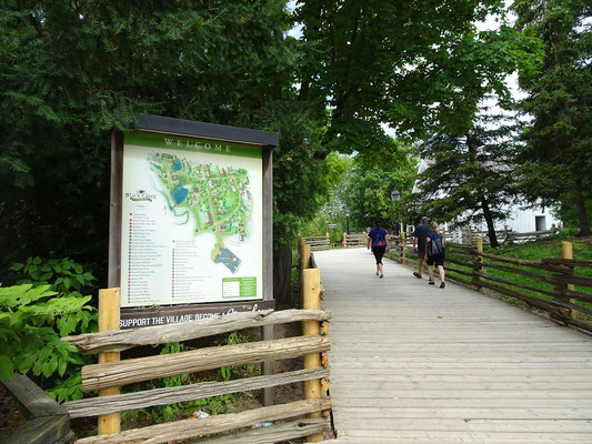 Rundgang im Black Creek Pioneer Village in Toronto.