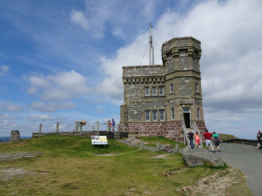 Urlaub in Neufundland: Auf dem Signal Hill in  St. John's.