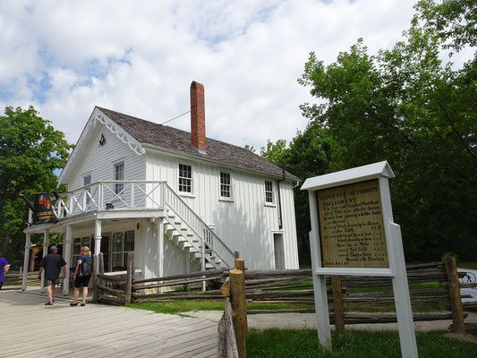 Black Creek Pioneer Village in Toronto: Blick auf die Klempner-Werkstatt.