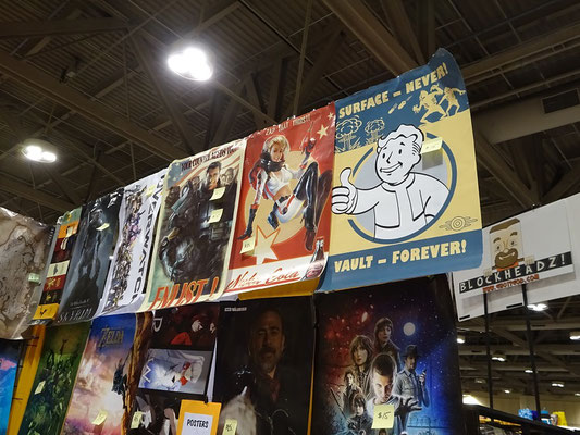 Toronto Comicon 2017: Hier ein Stand mit Postern.