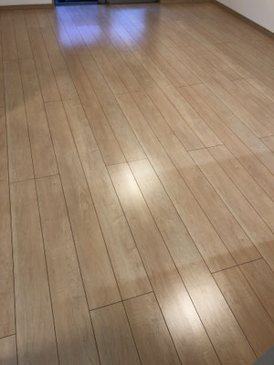 中城村ガラスフロアコーティング
