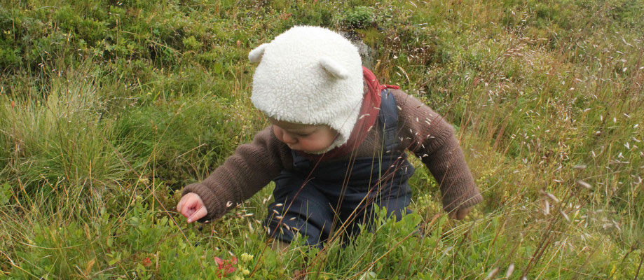 September 2013 in Norwegen; "Norwegenpullover" + Halstuch aus der gleichen Wolle mit Microfaseranteil