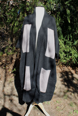 Kaschmirmantel aus 100 % Kaschmir, oversize 