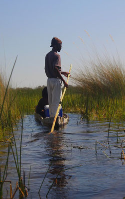Mokoro dans le Delta de l' Okavango