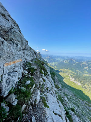 Denise Sigg auf der Chammhaldenroute