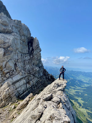 Daniel Fritschi auf der Girenspitzüberschreitung