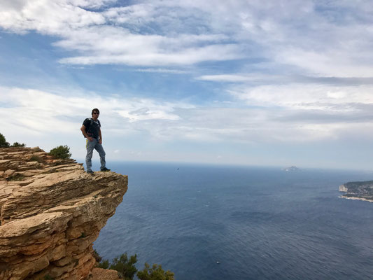 Daniel Fritschi in der Calanques