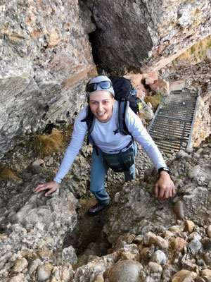 Denise Sigg auf dem Speer